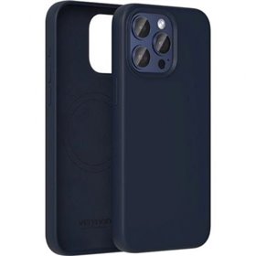 Capa de Silicone com Magsafe Vention KUFL0-10, Compativel com iPhone 15, Azul Meia noite