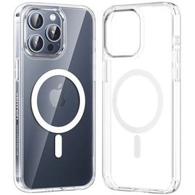 Capa Rígida com Magsafe Vention KUCT0-20, Compativel com iPhone 15 Plus, Transparente