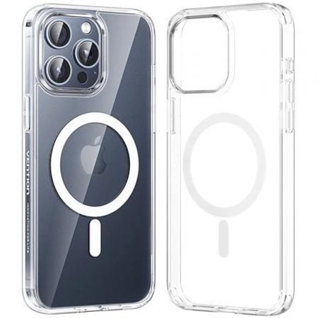 Capa Rígida com Magsafe Vention KUCT0-20, Compativel com iPhone 15 Plus, Transparente