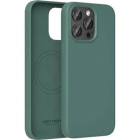Capa de Silicone com Magsafe Vention KUFG0-40, Compativel com iPhone 15 Pro Max, Verde