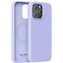 Capa de Silicone com Magsafe Vention KUFV0-40, Compativel com iPhone 15 Pro Max, Roxa