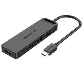 Hub USB Tipo-C Vention TGKBB, 4xUSB, 1xMicroUSB PD, 15cm