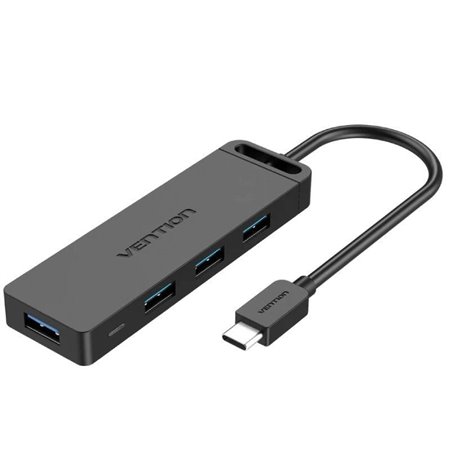 Hub USB Tipo-C Vention TGKBD, 4xUSB, 1xMicroUSB PD, 50cm