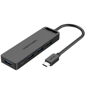 Hub USB Tipo-C Vention TGKBF, 4xUSB, 1xMicroUSB PD, 1m