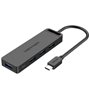 Hub USB Tipo-C Vention TGKBF, 4xUSB, 1xMicroUSB PD, 1m