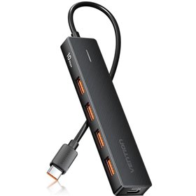 Hub USB 3.2 Vention CHJBB, 4xUSB, 1xUSB Tipo-C, 15cm