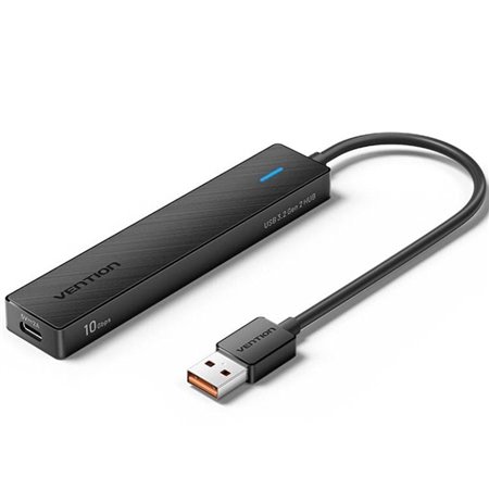 Hub USB 3.2 Vention CHSBB, 2xUSB Tipo-C 3.2, 2xUSB 3.2, 1xUSB Tipo-C, 15cm
