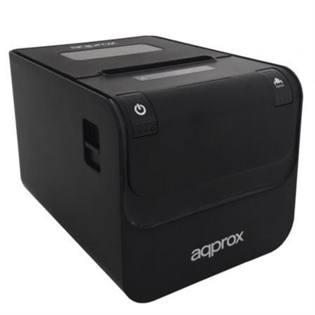 Impressora de bilhetes Approx appPOS80USB+WIFI/ Térmica/ Largura do papel 80 e 58 mm/ USB-WiFi-RJ11/ Preta