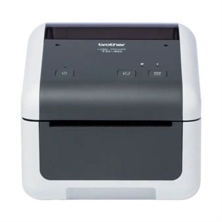 Impressora de etiquetas e bilhetes Brother TD-4210D/ Térmica direta/ Largura da etiqueta 118 mm/ USB-RS-232C/ Preto e branco