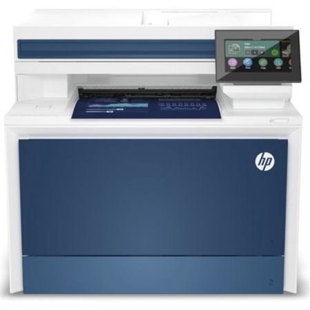 Impressora multifuncional a laser colorida HP LaserJet Pro 4302fdw/WiFi/Fax/Duplex/ADF/Branca e Azul