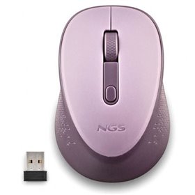 Mouse sem fio NGS Dew Lilac/ Até 1600 DPI/ Lilás