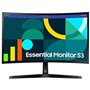 Monitor Curvo Samsung Essential Monitor S3 S27D366GAU/ 27"/ Full HD/ Preto