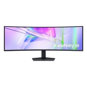 Monitor profissional curvo ultra-amplo Samsung ViewFinity S9 S49C950UAU de 49" / QHD duplo / multimídia / altura ajustável
