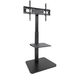 TooQ MOON FS2287M-B Suporte de chão ajustável/inclinável para TVs de 37 a 75 polegadas/até 40 kg