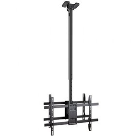 TooQ LPCE2286TSLI-XL-B Suporte de teto giratório/inclinável/nivelado para 2 TVs (43-86")/até 100 kg