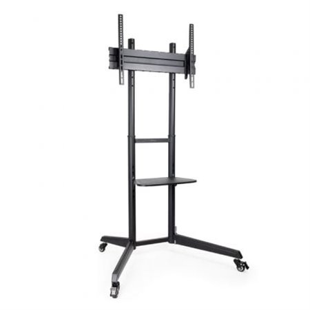 TooQ FS1170M-B Suporte de chão inclinável com rodas para TVs de 37 a 70 polegadas/até 50 kg