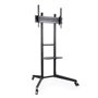 TooQ FS1170M-B Suporte de chão inclinável com rodas para TVs de 37 a 70 polegadas/até 50 kg