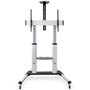 TooQ FS20300M-B Suporte de chão ajustável/inclinável com rodas para TVs de 60 a 100 polegadas/até 100 kg