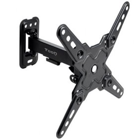 TooQ LP1343TN-B Suporte de parede extensível/giratório/inclinável para TVs de 13 a 43 polegadas de até 20 kg