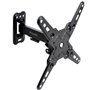 TooQ LP1343TN-B Suporte de parede extensível/giratório/inclinável para TVs de 13 a 43 polegadas de até 20 kg