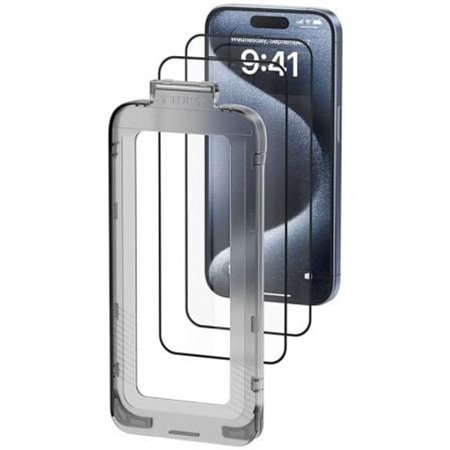 Protetor de ecrã em Vidro Temperado Vention KUKTCC-20 para iPhone 15 Plus + Ferramenta de Instalação Anti-pó
