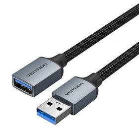 Extensão USB 3.0 Vention CBLHI, USB Macho - USB Fêmea, 5Gbps, 3m, Preto
