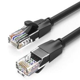 Cabo de Rede RJ45 UTP Vention IBEBF Cat.6, 1m, Preto