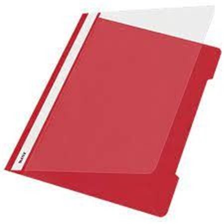 Classificador Capa Transparente vermelho 10un