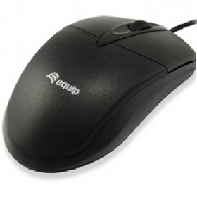 Mouse mouse equip life 2 botões óptico usb preto 1000dpi