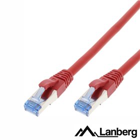 Cabo S/Ftp Lszh Cat6A 2M Vermelho Lanberg