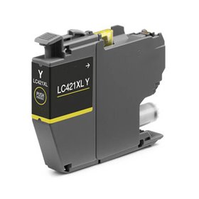 Brother LC421XL Tinteiro Amarelo - Compatível