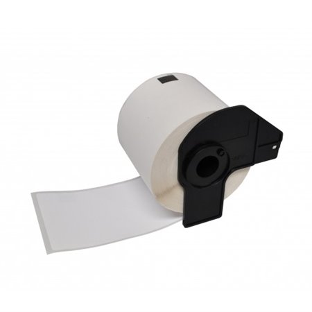 Brother DK11202 - Etiquetas Precortadas para Envios - 62x100 mm - 300 Unidades - Texto Preto sobre fundo branco - Compatível
