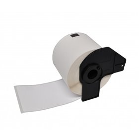 Brother DK11209 - Etiquetas Precortadas de Endereço Pequenas - 29x62 mm - 800 Unidades - Texto Preto sobre fundo branco - Compat